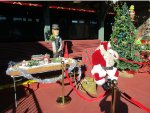 Santa, model trains and a ride!